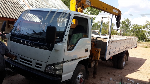 ขาย NQR 150HP ตาเพชร ปี50 พร้อมเครน 3 ตัน ราคาเบาๆ ครับ