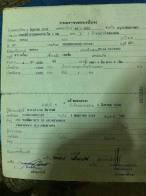 ขาย civic EH9 ตัวนอกแท้ทั้งคัน ขาย civic EH9 ตัวนอกแท้ทั้งคัน