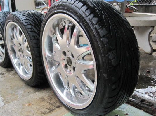 แม็คมือสอง VIP ขอบ17 4รู100 พร้อมยางดอกสวยๆ