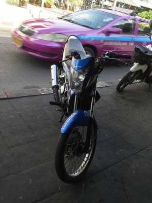 ขาย Honda Sonnic 125 ปี 48 สตาร์ทมือ สภาพเดิมๆ,เปลี่ยนชุดสีใหม่ทั้งคัน ภาษีเต็มเล่มพร้อมโอน