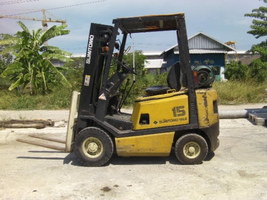 รถยก Sumitomo 1.5ตันเสาสูง3เมตรติดLPGนอกทั้งระบบประหยัดม๊ากๆพร้อมใช้งานราคา 125,000บาท