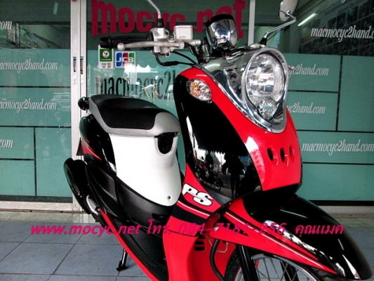Fino ps สี ดำแดงขาว รถเดือน มี.ค.ปี 56 ไมล์ 2447 โล ของแถม 3 รายการ  24900