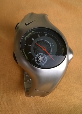 NIKE sport watch (Quartz) เรือน/สาย stainless สภาพเยี่ยม 95\%