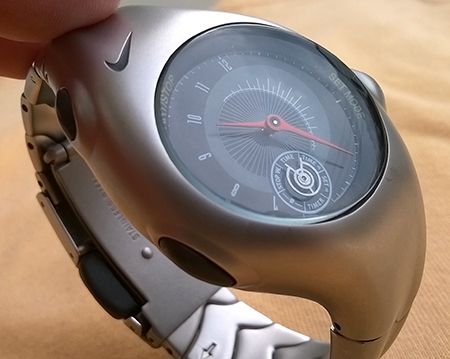 NIKE sport watch (Quartz) เรือน/สาย stainless สภาพเยี่ยม 95\%