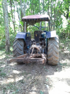 ขายรถไถ FORD 7610 turbo 2 เพลา เอกสารอินวอย 3 จาน ใบมีดดันหน้า ราคา 500000