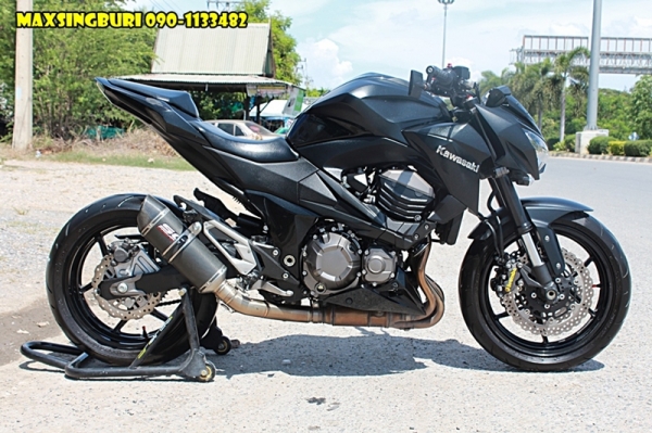 แม็กสิงห์บุรี//KAWASAKI Z800 ปี2013 สภาพใหม่ สวยใส พร้อมของแต่ง ทะเบียนพร้อมโอน 345000 ลดได้