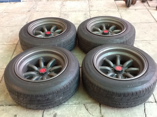 ล้อกล้วยแท้WATANABE 14x100 หน้า7.5-TYPE-Aหลัง8-TYPE.R