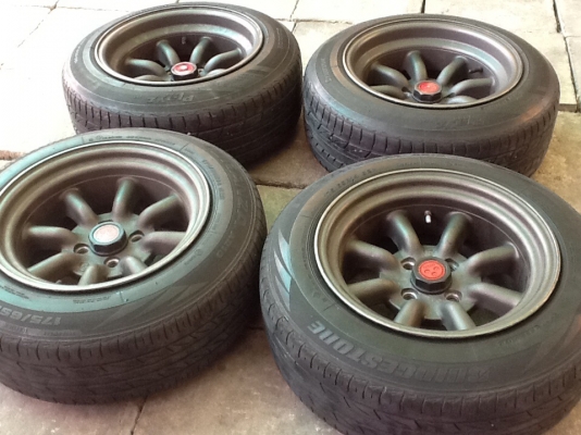 ล้อกล้วยแท้WATANABE 14x100 หน้า7.5-TYPE-Aหลัง8-TYPE.R