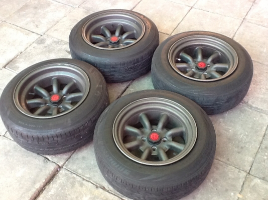 ล้อกล้วยแท้WATANABE 14x100 หน้า7.5-TYPE-Aหลัง8-TYPE.R