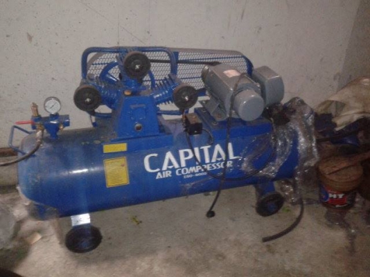 เครื่องปั๊มลม 3 แรงม้า พร้อมปืนถอดน็อตล้อรถยนต์