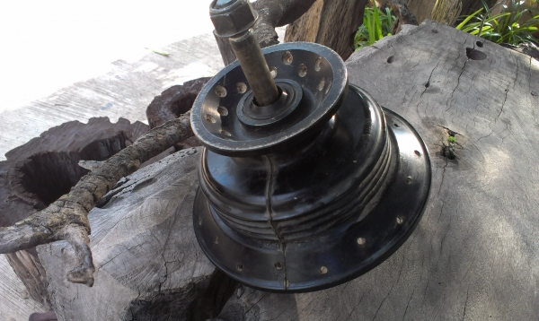 ดุมพร้อมเพลาหน้าวิบากสภาพดี