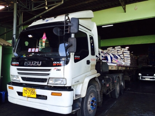 ขายหัวลากเด้กก้า270พร้อมหางพื้นเรียบ3เพลา