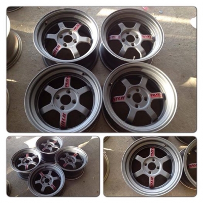 ขายแม็กมือ TE37v ขอบ 15 กว้าง 8 4 รู100 ราคา 7,300 บาท ถูกๆๆ