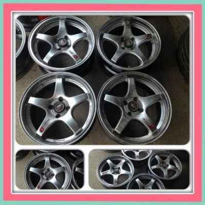 ขายแม็กมือ2ขอบ 16 Lenso Project D 4 รู100 ราคา 7,500 บาทถูก