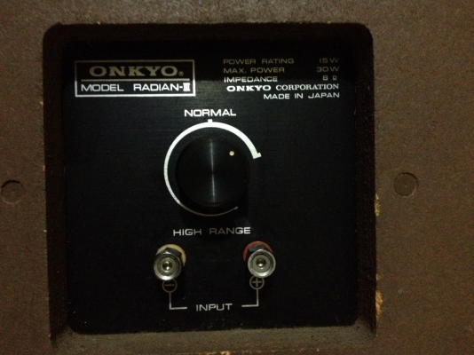 ลำโพงบ้าน ONKYO MODEL RADIAN MADE IN JAPANสภาพดี