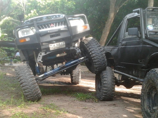 กันชนหน้าทรง ARB ใส่ strada