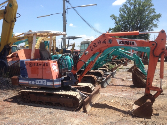 290,000 บาท รถขุด KUBOTA KH-033 เก่านอกแท้ๆ 290,000 บาท รถขุด KUBOTA KH-033 เก่านอกแท้ๆ