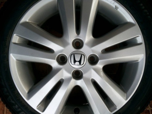 ล้อแม็ก honda 4 รู 100ขอบ16พร้อมยาง ล้อแม็ก honda 4 รู 100ขอบ16พร้อมยาง