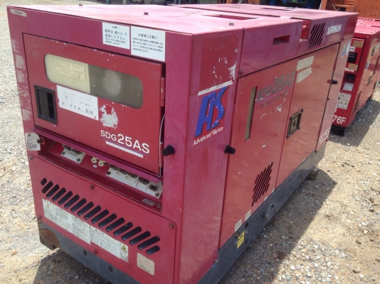 ขายเครื่องปั่นไฟ Airman 25 As อัพรูปเพิ่มให้ใหม่ค่ะ