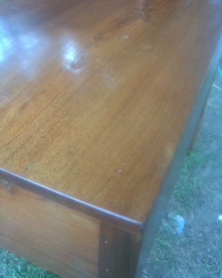 ปลากัดแกะสลักไม้สัก