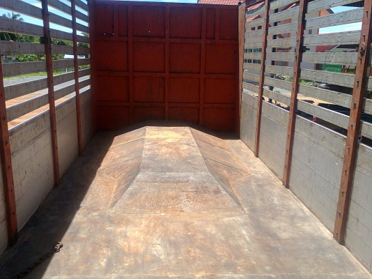 ลูกพ่วง 3 เพลาแท้ ดัมพ์ กระบะอลูมิเนียม ยาว 7 เมตรปี 52 สวยๆๆๆ