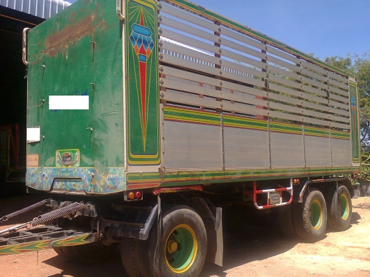 ลูกพ่วง 3 เพลาแท้ ดัมพ์ กระบะอลูมิเนียม ยาว 7 เมตรปี 52 สวยๆๆๆ