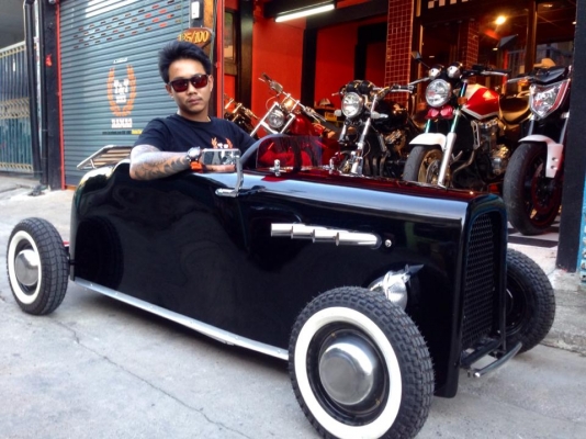 ขออนุญาติขายของเล่นใหม่!!!!สุดเจ๋ง!!!! HOT ROD มาด้วยขุมพลัง125cc 3เกียร์เดินหน้า+1เกียร์ถอยหลัง 4จังหวะ STARTมือ สีดำ