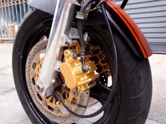 ต้ำพระราม2ขาย HONDA CB400 ปี94 เอกสารอินวอย สรรพสามิต ดำด้านตัดส้มเงา