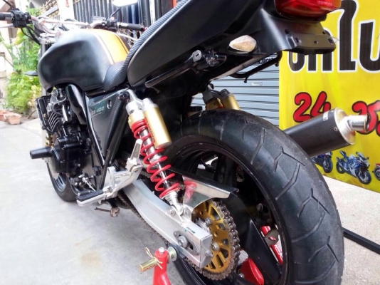 ต้ำพระราม2ขาย HONDA CB400 ปี94 เอกสารอินวอย สรรพสามิต ดำด้านตัดส้มเงา