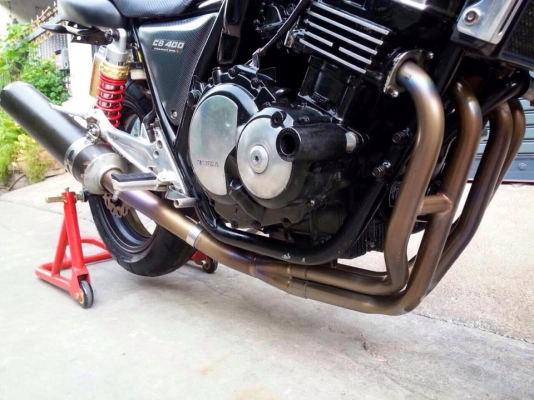 ต้ำพระราม2ขาย HONDA CB400 ปี94 เอกสารอินวอย สรรพสามิต ดำด้านตัดส้มเงา