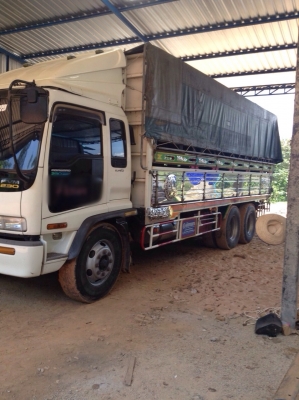 ขายรถบรรทุกสิบล้อ ISUZU FRR32P เครื่อง 6HE1 turbo 230 แรง 1 เพลา ปี 51แอร์พร้อม ยางเต็ม