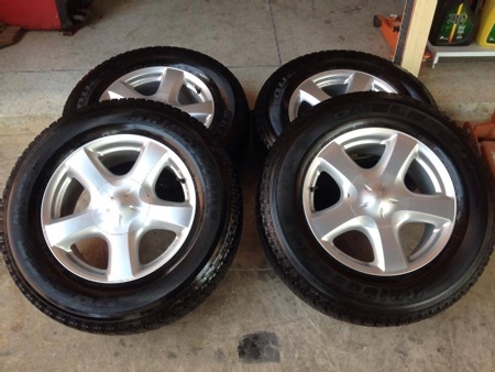 ล้อ Isuzu all new Dmax ขอบ17 พร้อมยาง Bridgestone 255/65/17ปี13