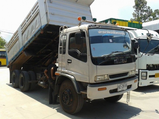 ISUZU DECA FVZ 195 แรงม้า 2 เพลา ดั๊ม 3 มิตร