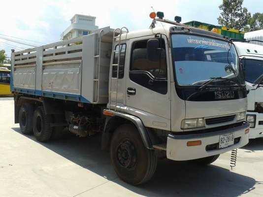 ISUZU DECA FVZ 195 แรงม้า 2 เพลา ดั๊ม 3 มิตร