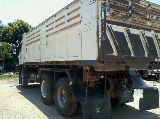 ขายรถพ่วงดัมพ์ HINO MEGA เครื่อง 320 แรง ปี 48 ลูก 6 เมตร 3 คานยัด