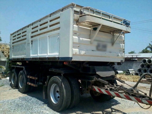 ขายรถพ่วงดัมพ์ HINO MEGA เครื่อง 320 แรง ปี 48 ลูก 6 เมตร 3 คานยัด