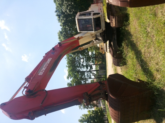 ขายรถขุดซูมิโตโม4300F2มีเล่มทะเบียน ขายตามสภาพ