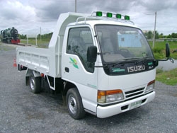 ISUZU NKR 58E หัวการ์ตูนสูง เครื่อง 4BE1 110แรง ดั์มดิน ไม่ติดเวลา