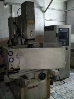 ขายเครื่องสปาร์ก EDM ยี่ห้อ Okamoto รุ่น OMR-40 มือสอง สภาพดี นัดดูสินค้าได้