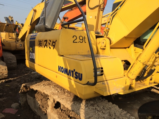 รถแบคโฮมือสอง KOMATSU PC200-7 สภาพรถเยี่ยม 090-268-2646 พร้อมจัด ไฟแนนซ์