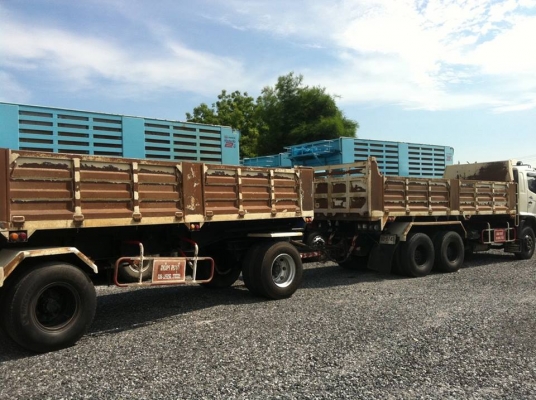 ็HINO MEGA  FM 2P 320 แรงม้า กระบะ 3 มิตร