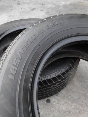 185/65R14 BRIDGESTONE TAXI PREMIUM  มี 2 เส้น  TEL.081-427-3941
