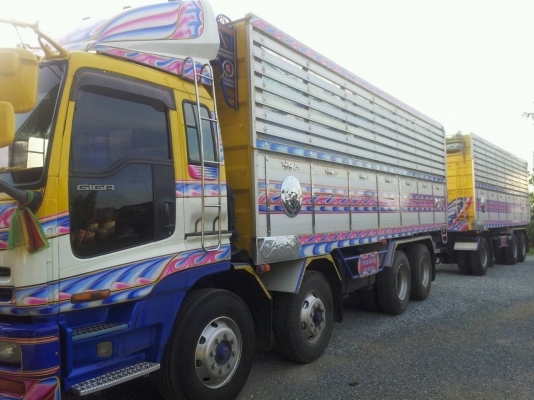 ขายรถพ่วงประกอบ ใหม่ isuzu giga 360 แรง ติดต่อ 0892551212