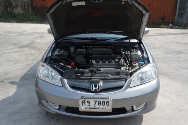 HONDA CIVIC ตาเหยี่ยว ปี 2005 ขายรถสวย BODYเดิมๆ เครื่องวิ่งดีสุดๆ ช่วงล่างแน่น ล้อ MAX แอร์เย็น สภาพภายในสวย สีสวย การันตีรถสวยจัดๆ จัดไฟแนนได้ HONDA CIVIC ตาเหยี่ยว ปี 2005 ขายรถสวย BODYเดิมๆ เครื่องวิ่งดีสุดๆ ช่วงล่างแน่น ล้อ MAX แอร์เย็น สภาพภายในสวย สีสวย การันตีรถสวยจัดๆ จัดไฟแนนได้