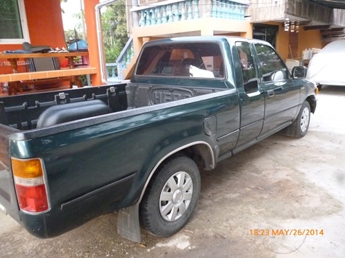 ไมตี้ X ปี 39 แค็ป สีเขียว รถดีเครื่องเดิมไม่เคยแกะ ไม่เหยิ้ม ไม่มีควัน พร้อมใช้