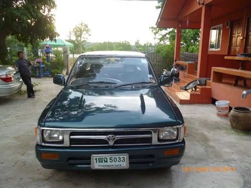 ไมตี้ X ปี 39 แค็ป สีเขียว รถดีเครื่องเดิมไม่เคยแกะ ไม่เหยิ้ม ไม่มีควัน พร้อมใช้