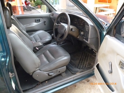 ไมตี้ X ปี 39 แค็ป สีเขียว รถดีเครื่องเดิมไม่เคยแกะ ไม่เหยิ้ม ไม่มีควัน พร้อมใช้