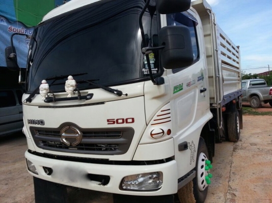 รถฮีโน่ 6 ล้อดั้ม 175 แรงม้า ปี 53  ( รถวิ่ง 68,xxx กม. )  สนใจติดต่อ 081 - 6079515