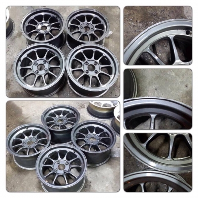 ขายแม็กมือ2 RF1 (K-Speed)ขอบ15 กว้าง 8 4รู100 ราคา 8,200 บาทถูก