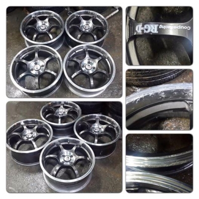 ขายแม็กมือ2 Advan RG-D ขอบ 17 4รู100 ราคา 6,900 บาทถูก